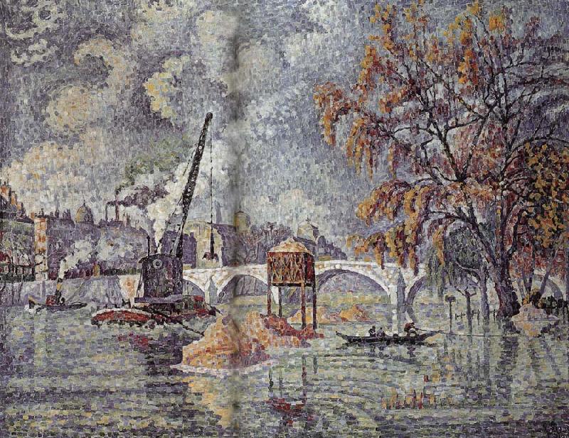 Paul Signac Bridge France oil painting art